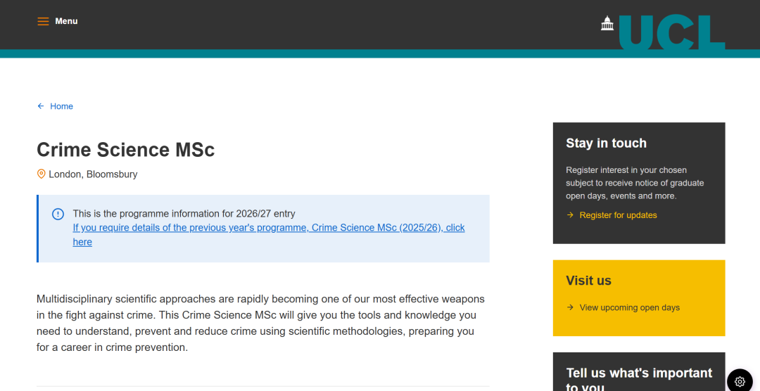 UCL这些数据科学相关专业，录取率高达96%？
