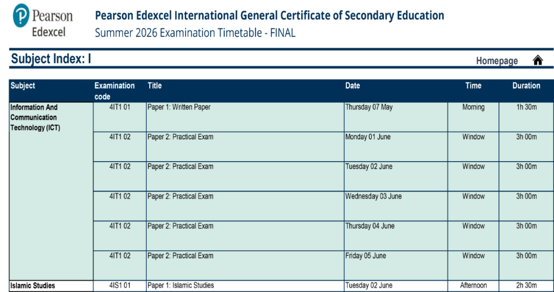 更新！2025年夏季IG&Alevel大考时间表全部出来了！