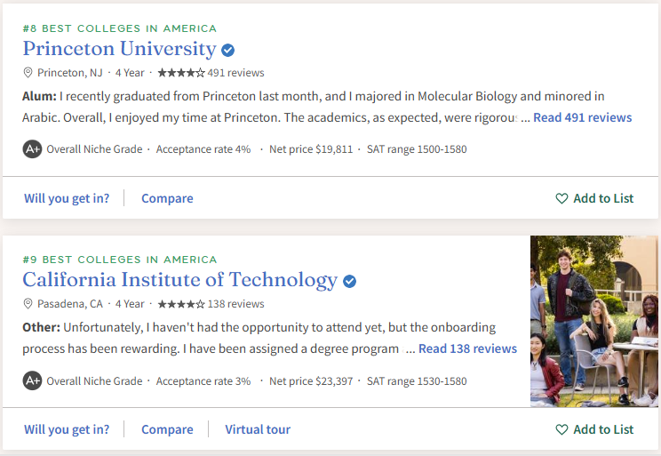 最注重真实体验的排名来了!2026年Niche全美最佳大学排名公布! 最注重真实体验的排名来了!2026年Niche全美最佳大学排名公布!