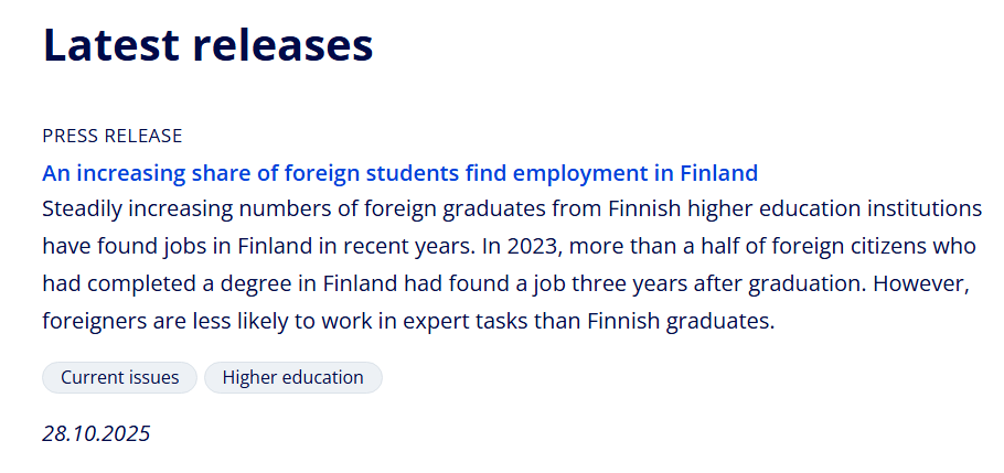 留学芬兰后,谁最容易留下?哪些专业最吃香? 留学芬兰后,谁最容易留下?哪些专业最吃香?