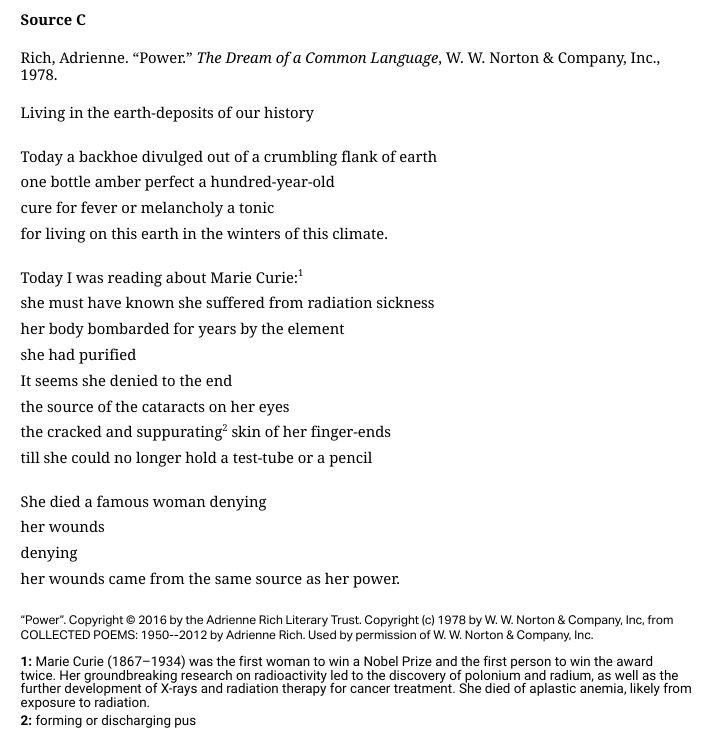 AP Seminar 各章节重点 AP Seminar 各章节重点