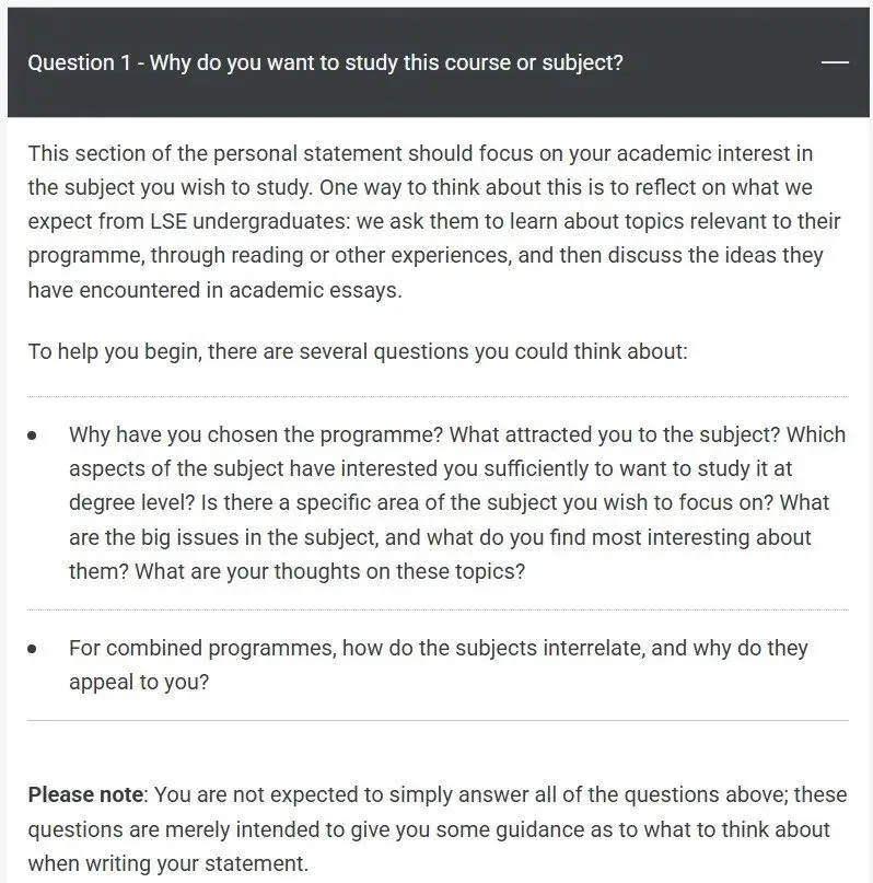 26Fall LSE本科文书取消字数限制,截止时间提前15天! 26Fall LSE本科文书取消字数限制,截止时间提前15天!