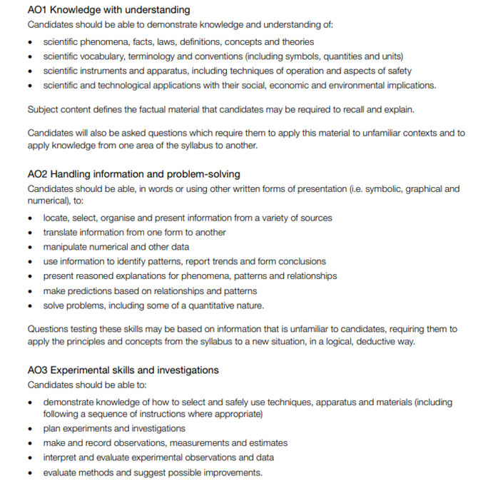 CIE考试局IGCSE科学科目2026-2028年考纲上线,考点“上新”了吗? CIE考试局IGCSE科学科目2026-2028年考纲上线,考点“上新”了吗?