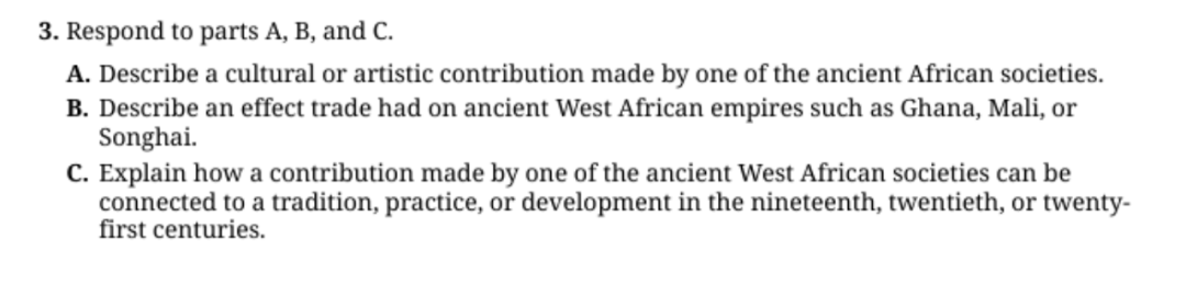 AP African American Studies 各章节重点