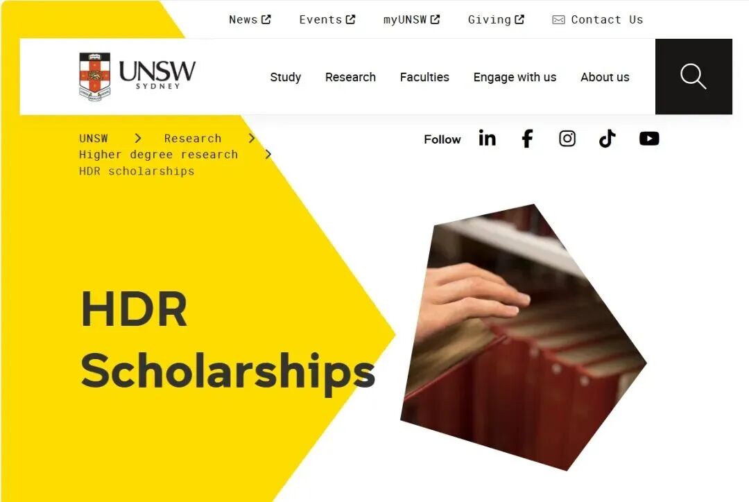 26Fall新南威尔士大学CSC博士奖学金申请正在进行中! 1月16日截止，专属于中国留学生的全奖读博机会不要错过！