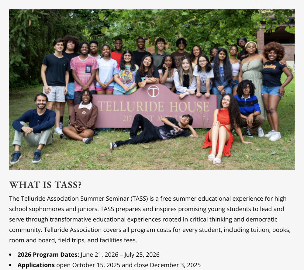 人文夏校天花板：TASS夏校报名即将截止！