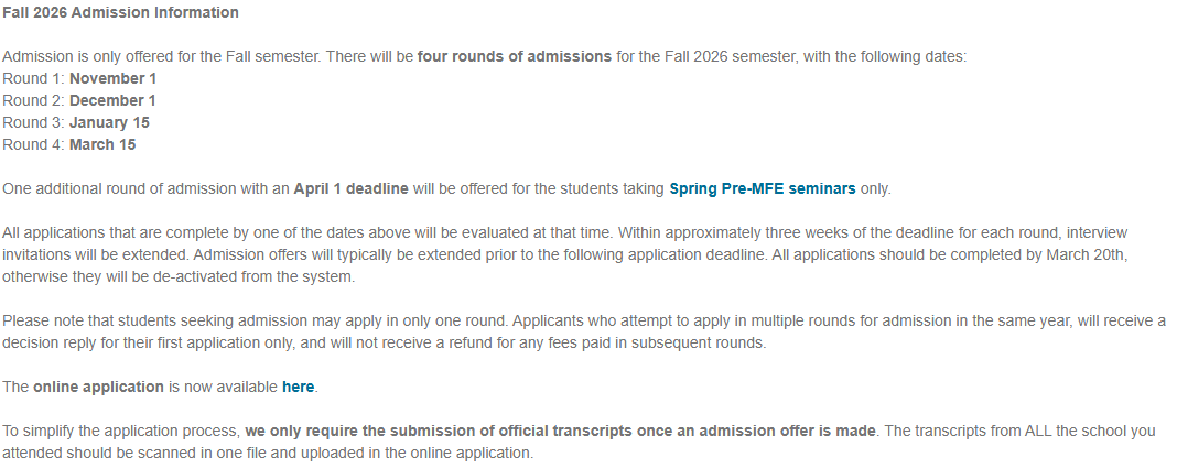 量化金融最强项目之一:Baruch MFE 录取与就业全揭秘 量化金融最强项目之一:Baruch MFE 录取与就业全揭秘