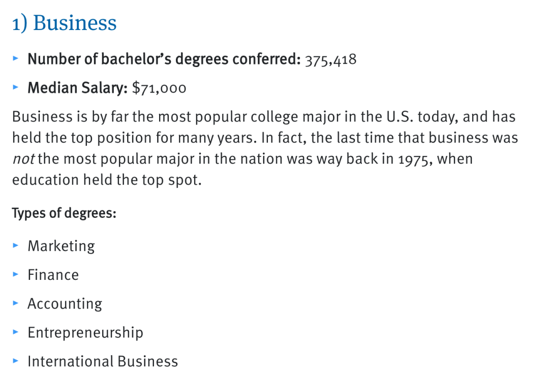 35所商学院开设本科专业！27所接受新生直申！全美前50大U的商科申请不简单！