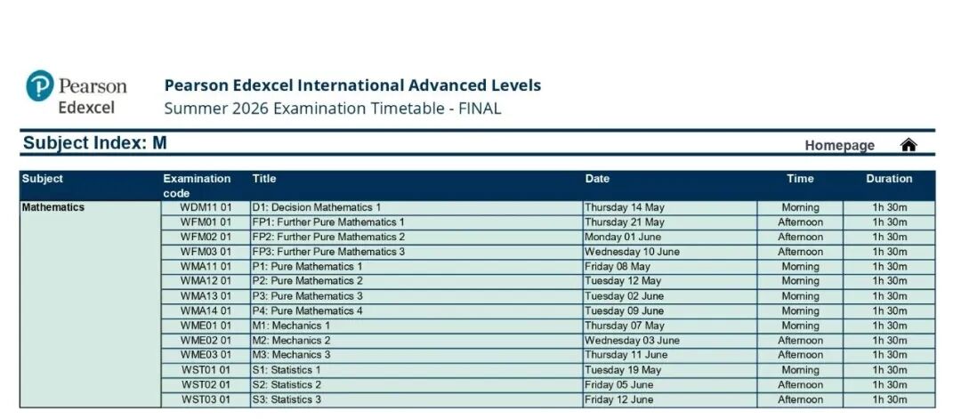 终于!CIE正式公布2026夏季A-level&IG大考时间表,开考时间提前!至此三大国际考局已集齐! 终于!CIE正式公布2026夏季A-level&IG大考时间表,开考时间提前!至此三大国际考局已集齐!