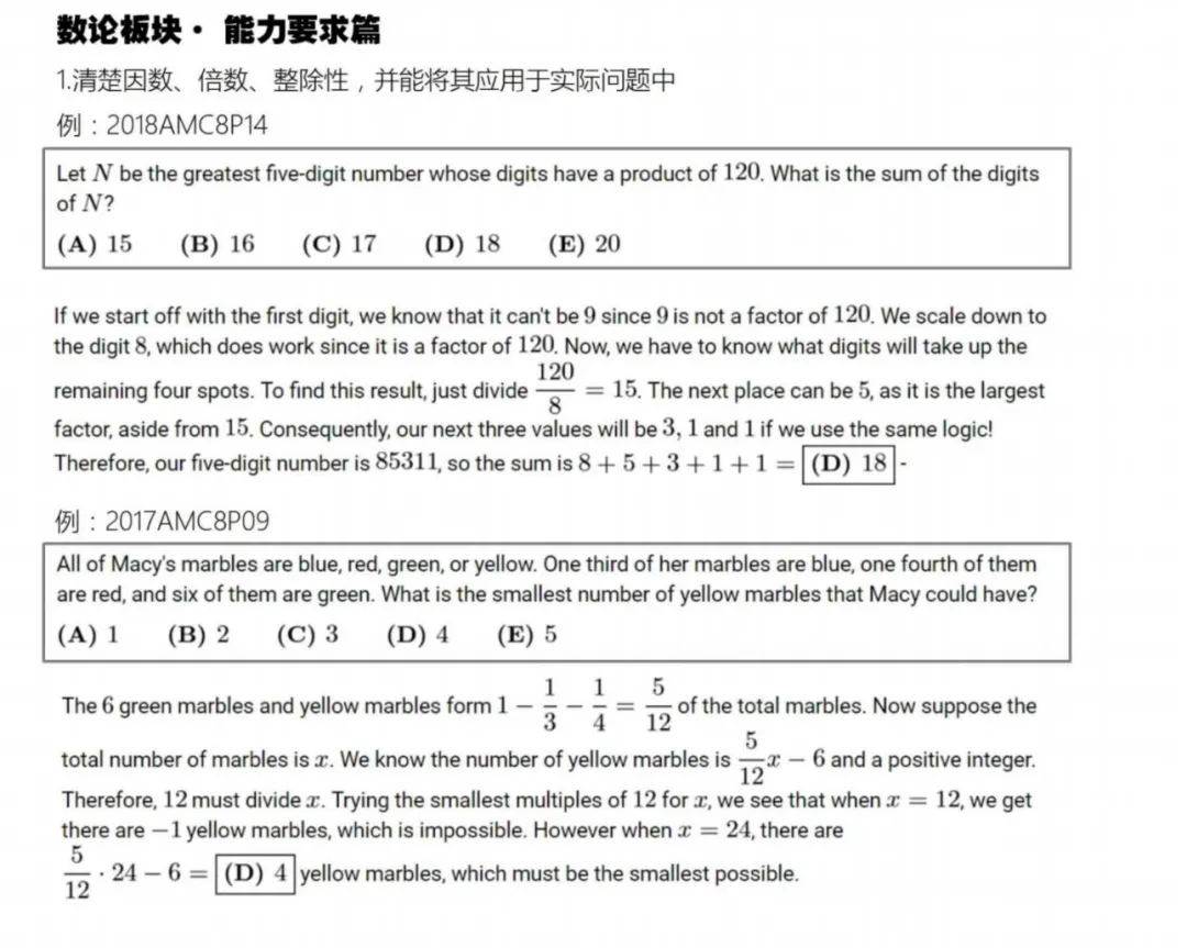 【冲刺必看】AMC8数学竞赛核心公式完整版！冲1%一定不要错过