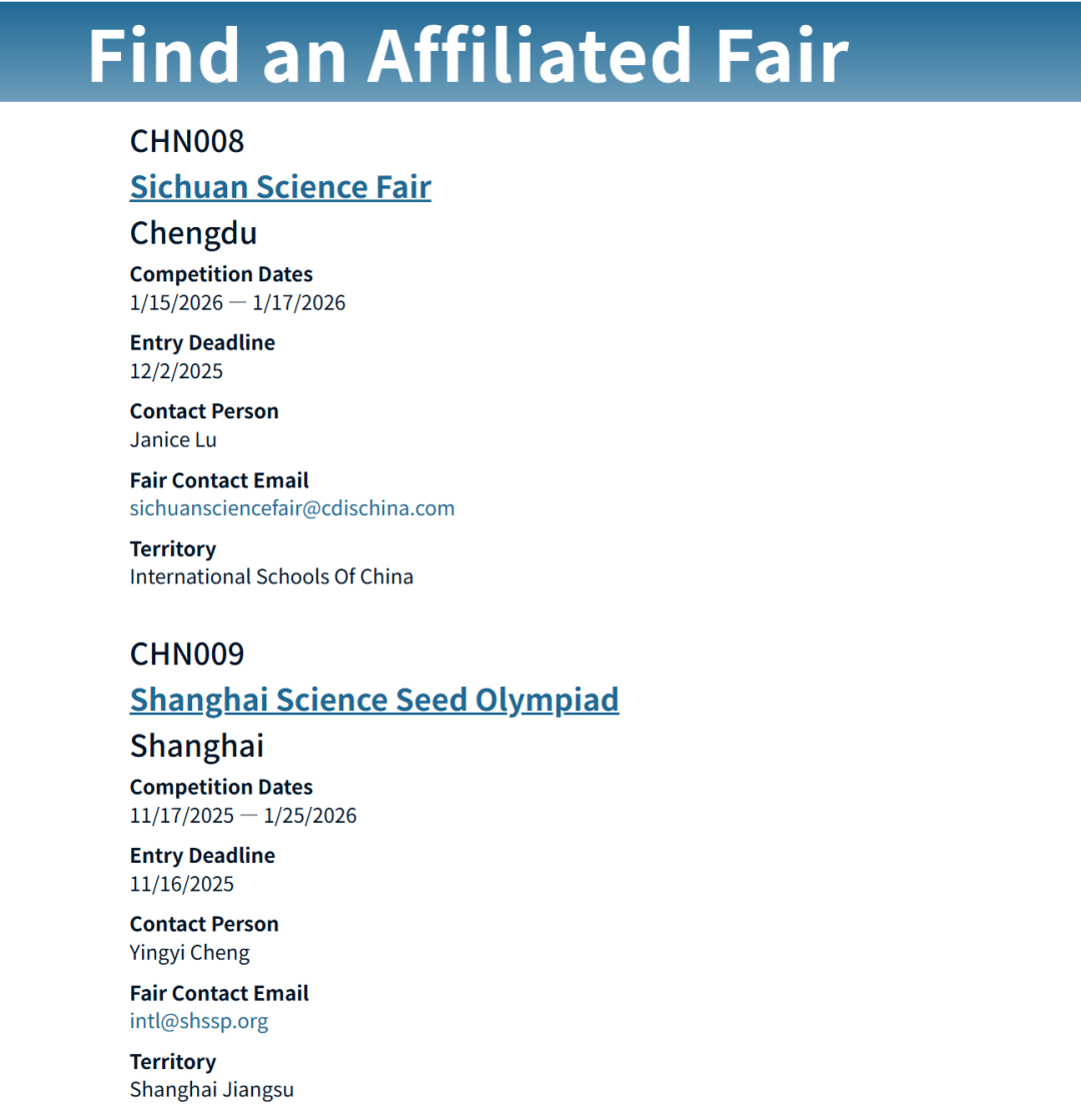 ISEF新增上海附属赛！上海青少年科学社高级会员申报倒计时！申报材料流程全解析！