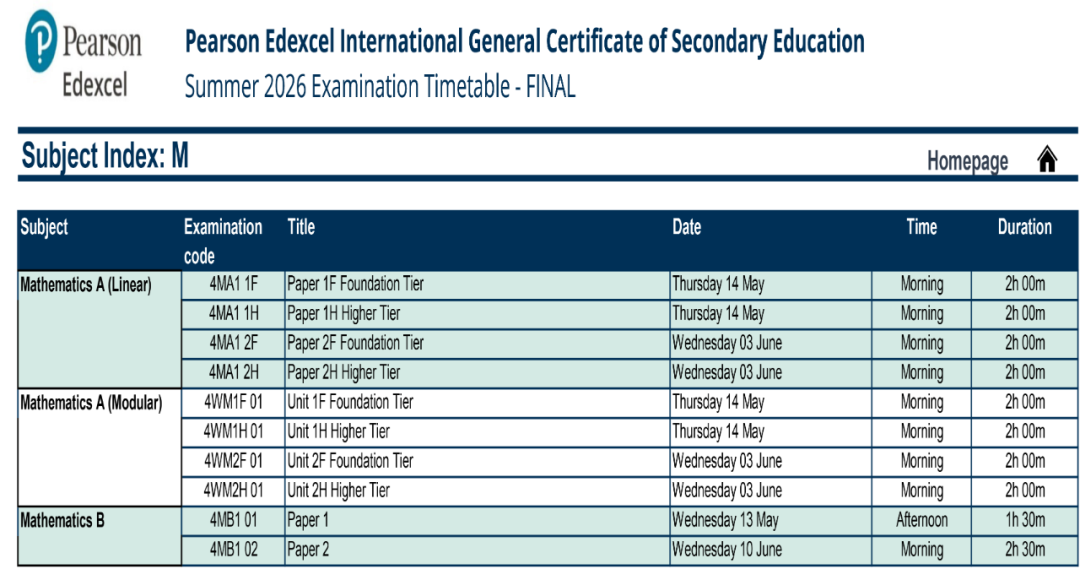 更新！2025年夏季IG&Alevel大考时间表全部出来了！