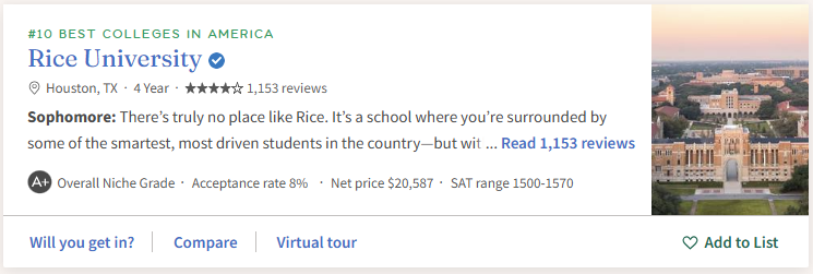 最注重真实体验的排名来了!2026年Niche全美最佳大学排名公布! 最注重真实体验的排名来了!2026年Niche全美最佳大学排名公布!