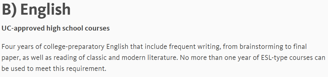 哭！因为没重视“UC系”要求的A-G选课要求，被无情拒了！附2026fall申请节奏与要求！