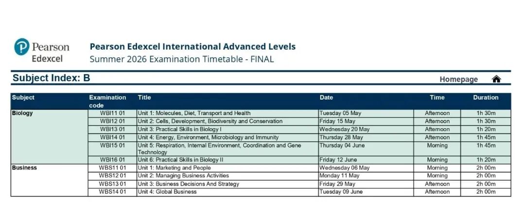 三大考局 2026 夏季 A-level/IG 大考时间集齐!备考时间缩水,现在准备不踩坑 三大考局 2026 夏季 A-level/IG 大考时间集齐!备考时间缩水,现在准备不踩坑