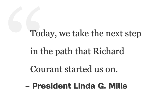 NYU 又放大招：库朗研发体系全面升级，跨学科“超级学院”来了