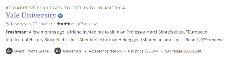 颠覆认知！美国大众点评发布最难进的10所美国大学，小心变陪跑炮灰！