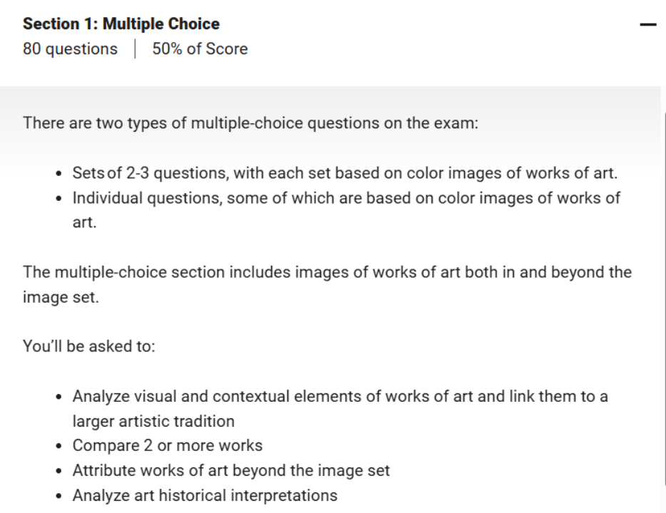 AP Art History 各章节重点 AP Art History 各章节重点