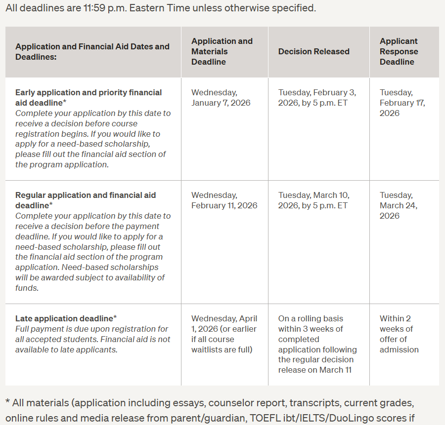 2026 暑期夏校进行时 | 12 月 1 日有 ESAP, PSJP, SSRP 等夏校即将开放申请,可千万别错过了! 2026 暑期夏校进行时 | 12 月 1 日有 ESAP, PSJP, SSRP 等夏校即将开放申请,可千万别错过了!