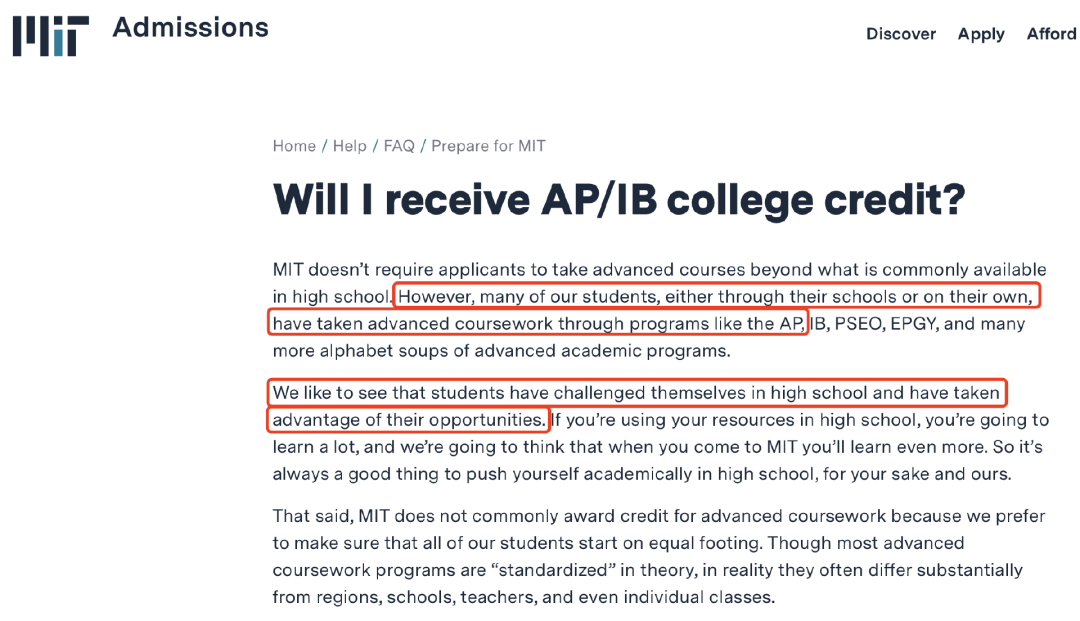 辟谣“AP无用论”！麻省理工/普林斯顿/耶鲁等TOP30美本名校官方回复！