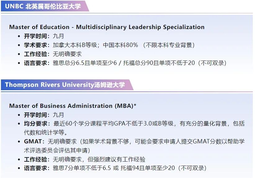 【建议收藏】不需要相关工作背景的加拿大硕士项目大盘点！附申请要求！