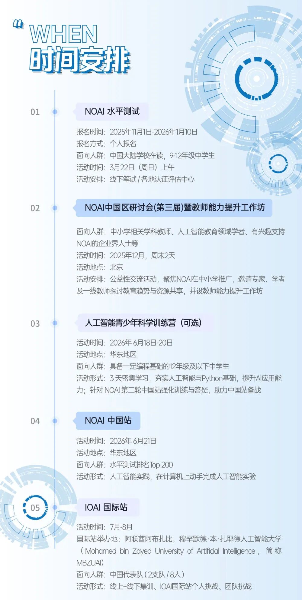 NOAI2026 | 国际人工智能奥林匹克中国区学术活动——报名启动！