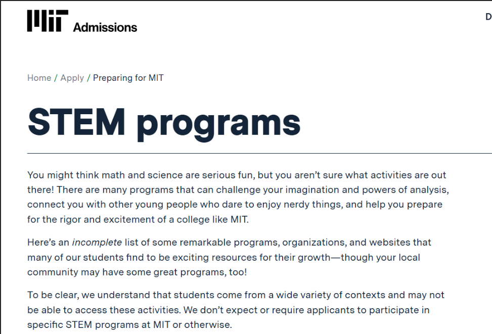 MIT官方推荐！这四类STEM竞赛是背景提升的“硬通货