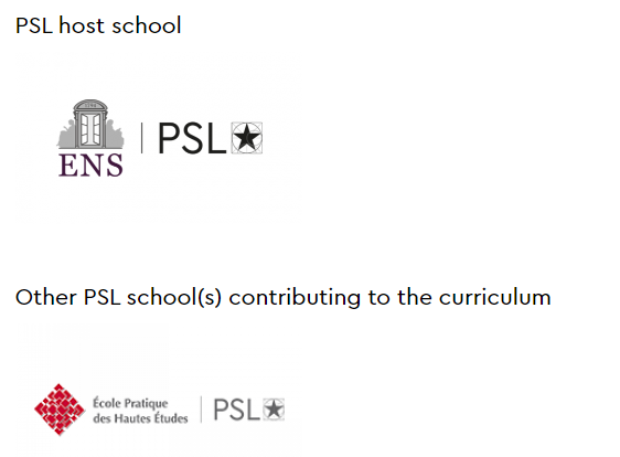 PSL巴黎文理研究大学五年制硕博PhD Track:地球科学与生物多样性 PSL巴黎文理研究大学五年制硕博PhD Track:地球科学与生物多样性