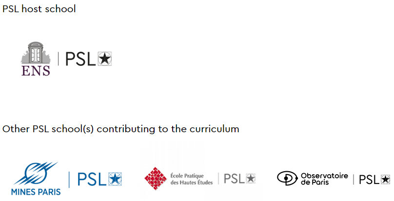 PSL巴黎文理研究大学五年制硕博PhD Track:地球科学与生物多样性 PSL巴黎文理研究大学五年制硕博PhD Track:地球科学与生物多样性