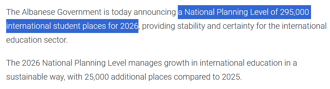 重磅！2026年澳洲各大学国际生配额公布！哪些大学名额最多？