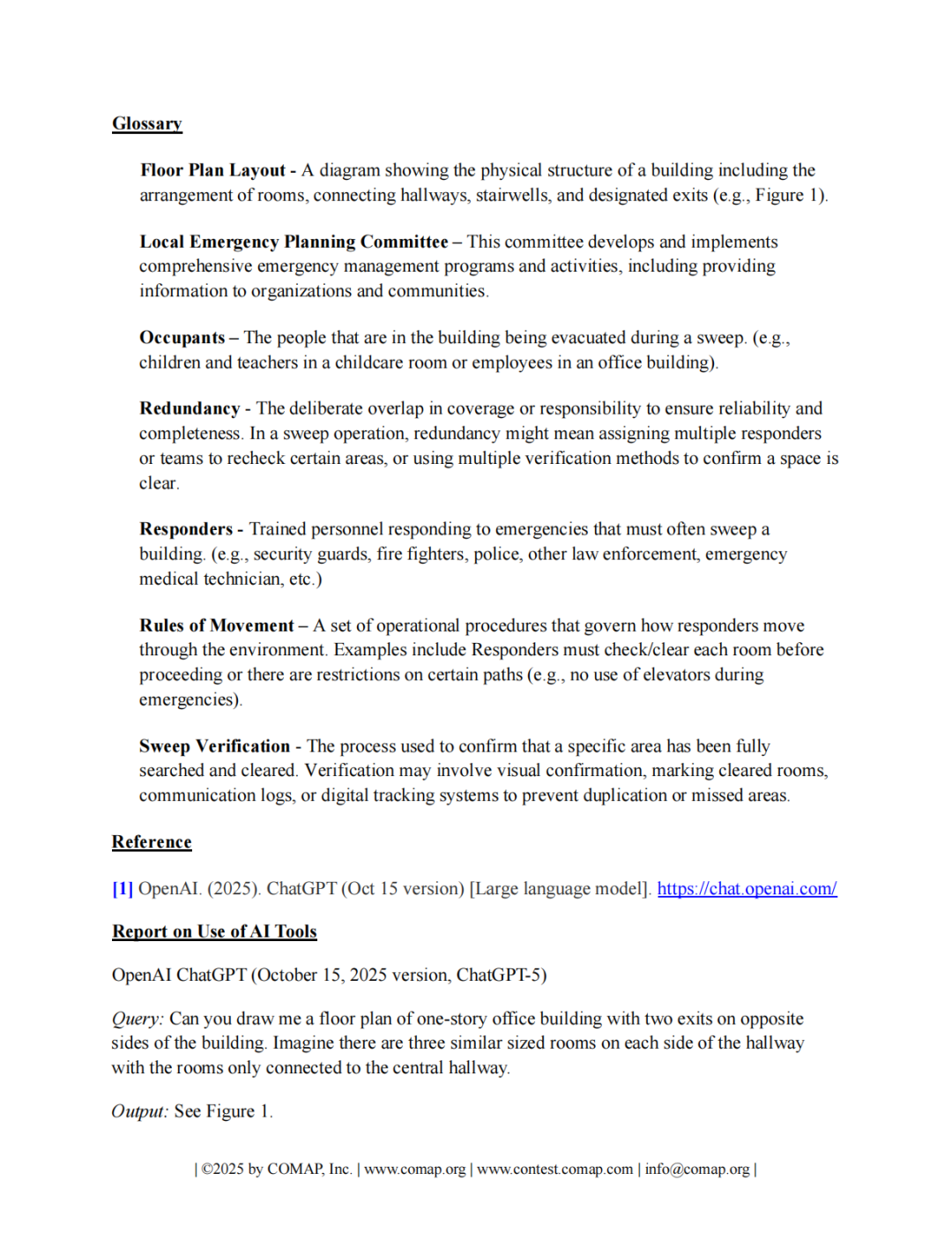 2025年HiMCMA题:紧急疏散清扫策略 2025年HiMCMA题:紧急疏散清扫策略