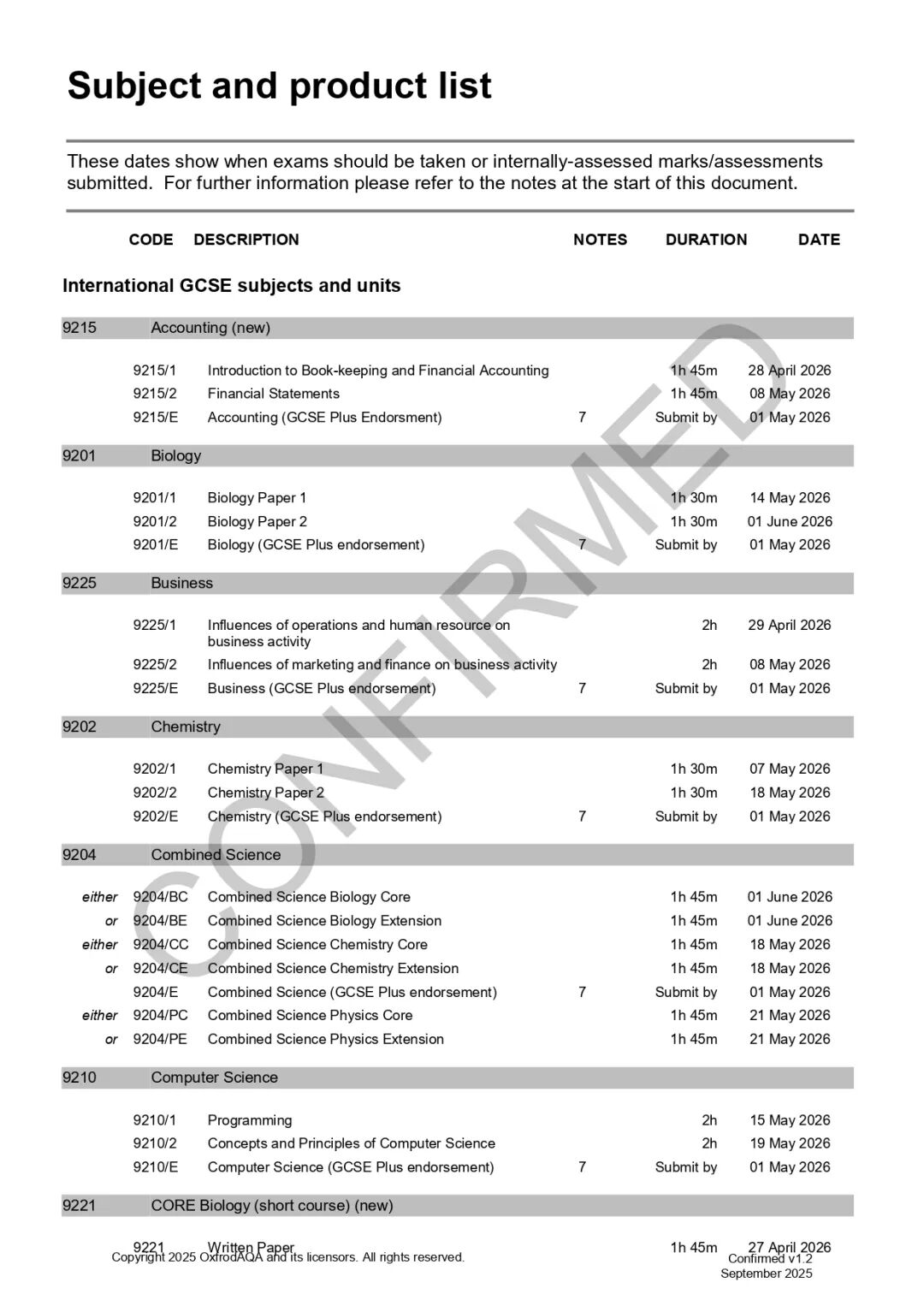 终于!CIE正式公布2026夏季A-level&IG大考时间表,开考时间提前!至此三大国际考局已集齐! 终于!CIE正式公布2026夏季A-level&IG大考时间表,开考时间提前!至此三大国际考局已集齐!