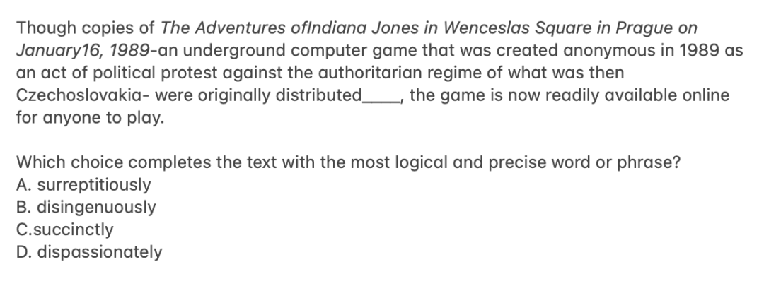 SAT考情｜11月SAT阅读词汇题难爆了！真题解析带你一窥究竟