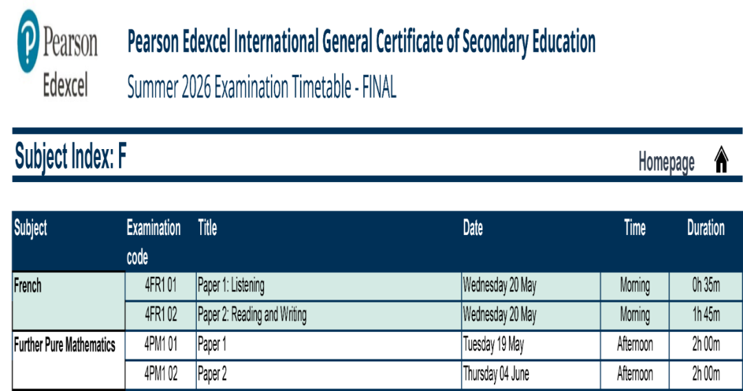 更新！2025年夏季IG&Alevel大考时间表全部出来了！