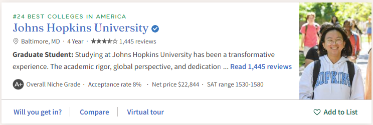 最注重真实体验的排名来了!2026年Niche全美最佳大学排名公布! 最注重真实体验的排名来了!2026年Niche全美最佳大学排名公布!