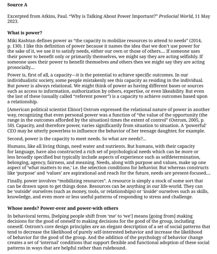 AP Seminar 各章节重点 AP Seminar 各章节重点