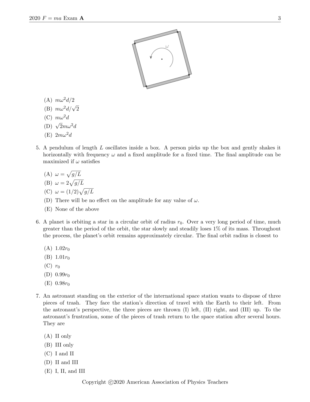 美高生必看！2026年F=MA物理竞赛时间来了，考试形式变化有哪些!