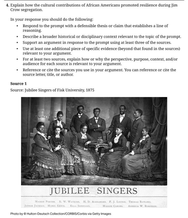 AP African American Studies 各章节重点