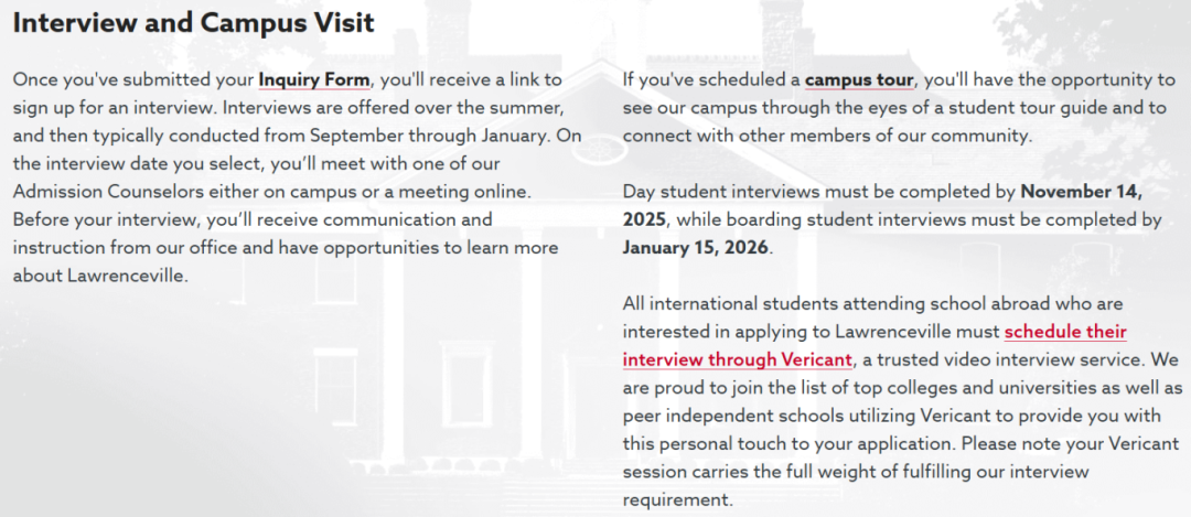 13 所顶尖私立寄宿美高标化与面试要求汇总！2026 Fall 美高申请季，你走到哪一步了？