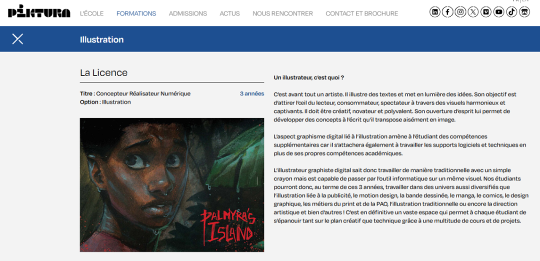 里尔天主教大学PIKTURA：三年制本科插画 Licence Illustration