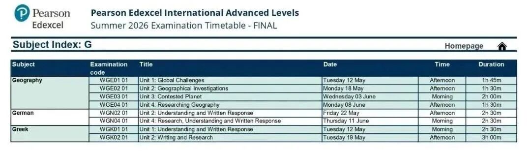 A-Level|2026年夏季大考时间提前!三大考试局最新安排汇总发布 A-Level|2026年夏季大考时间提前!三大考试局最新安排汇总发布