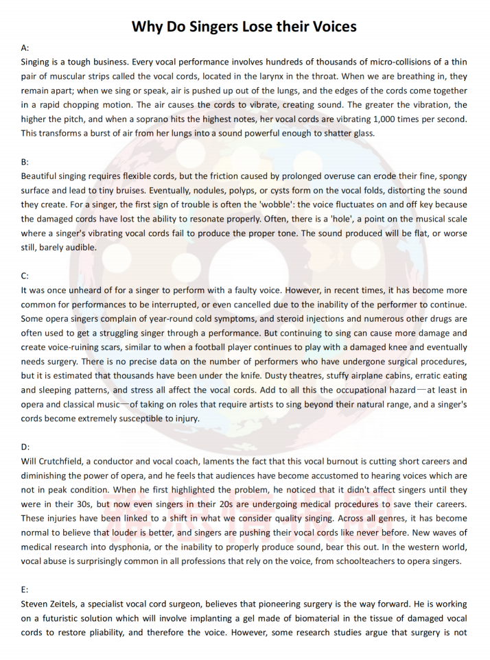 11月22日雅思考题回忆+阅读原文汇总