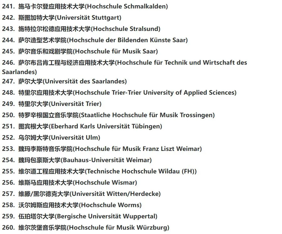 德国留学 | 283所教育部认可的德国院校名单（2025更新版）一段被“承认”的人生旅程