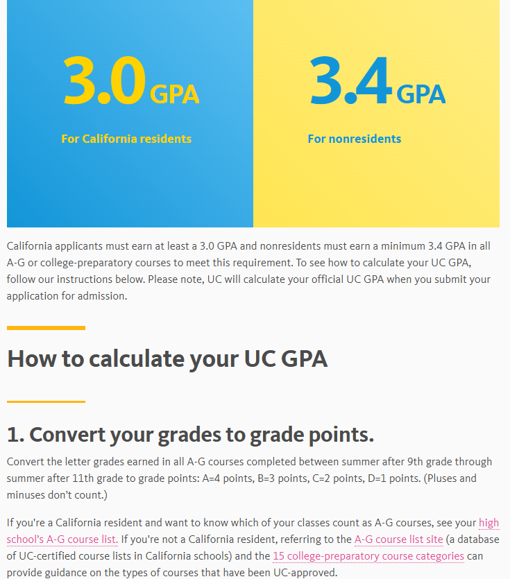 高中GPA算法调整 UCLA提高托福成绩要求 UCSD可选学院八变四 这几所专业选择会影响录取！