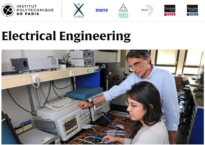 IP Paris五年制硕博PhD Track:电气工程 Electrical Engineering IP Paris五年制硕博PhD Track:电气工程 Electrical Engineering