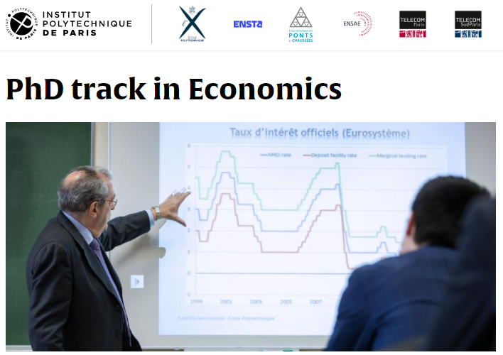 IP Paris五年制硕博PhD Track:经济学 Economics IP Paris五年制硕博PhD Track:经济学 Economics