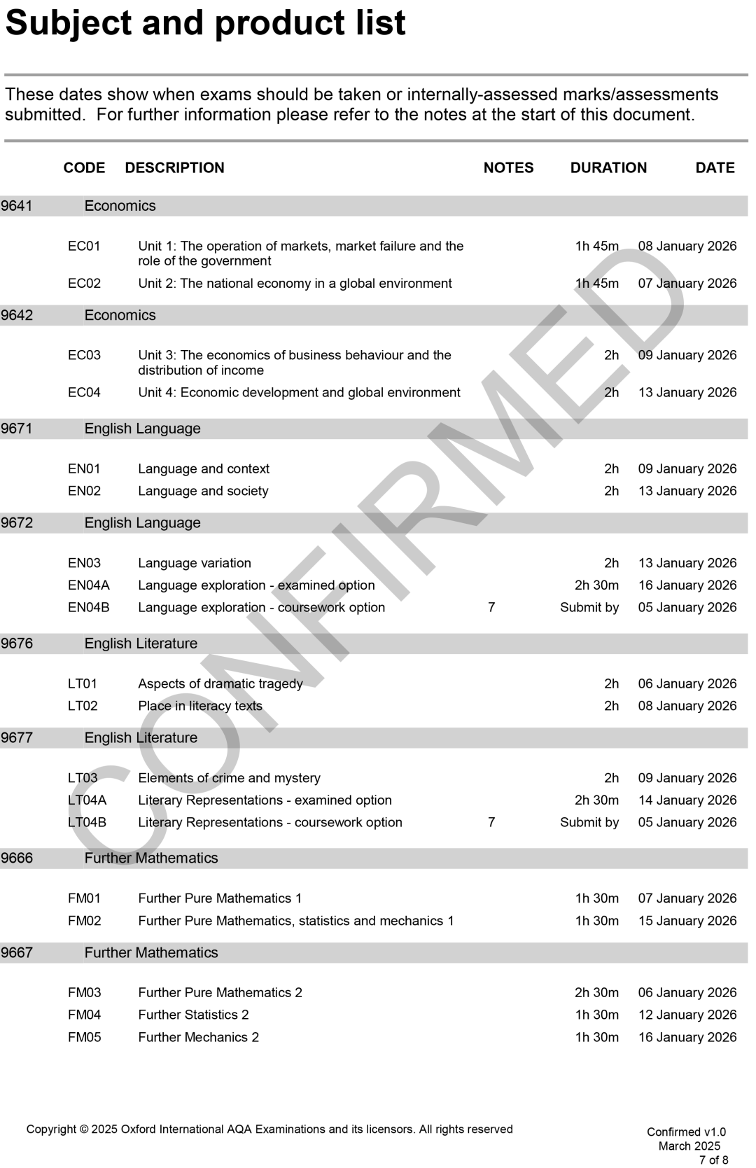 更新！2025年夏季IG&Alevel大考时间表全部出来了！