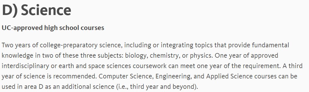 哭！因为没重视“UC系”要求的A-G选课要求，被无情拒了！附2026fall申请节奏与要求！