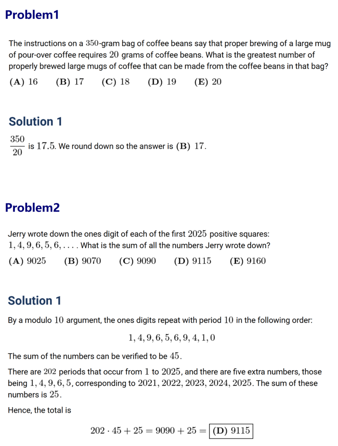 2025AMC10B真题及详解