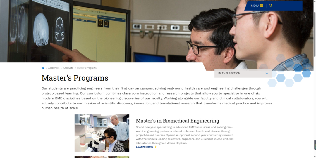 就读体验 | 转专业进入专排第一“黑马”项目!JHU生物医学工程到底有多少含金量? 就读体验 | 转专业进入专排第一“黑马”项目!JHU生物医学工程到底有多少含金量?